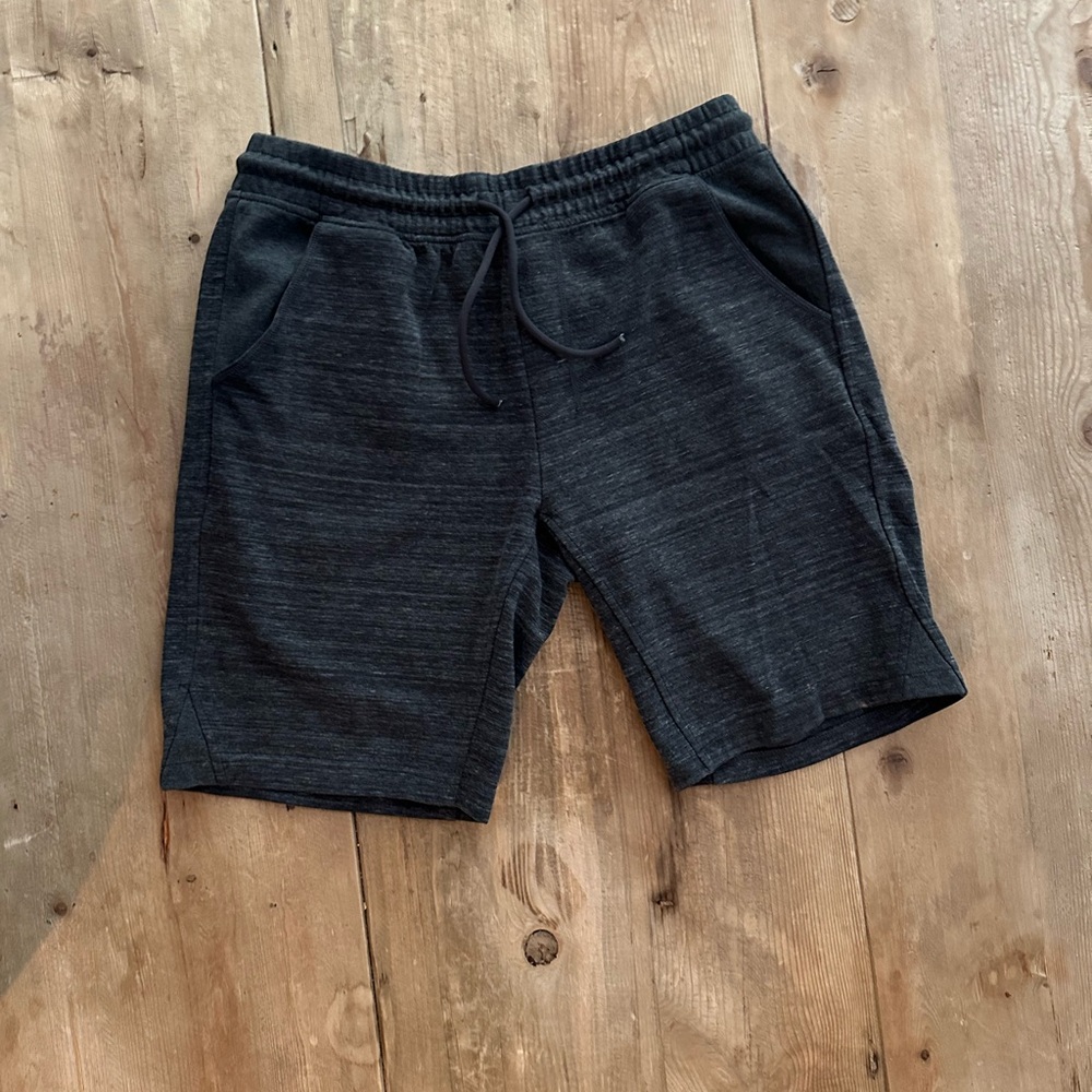 FL2 Shorts Men's Black Casual heavy terrycloth.